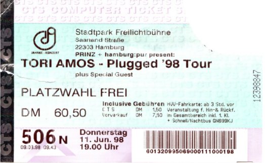 Ticket zum Toriglück in Hamburg